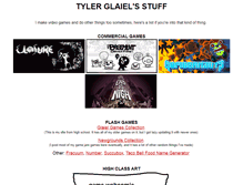 Tablet Screenshot of glaielgames.com